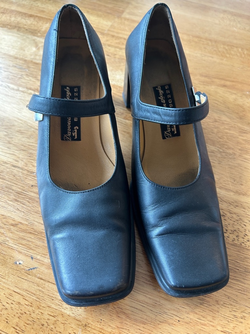 Vintage Black Mary Jane Heels